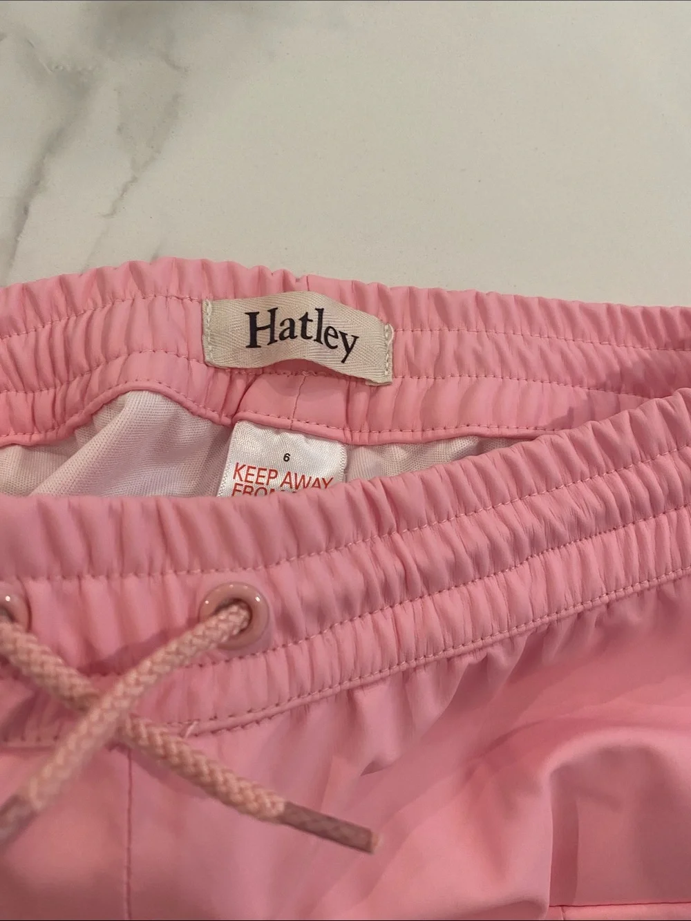 Hatley Rain Pants Pink Size 6